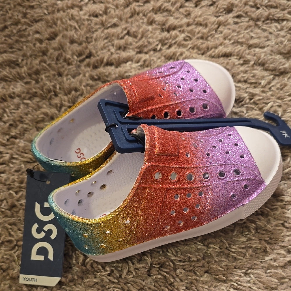 DSG Kids Multicolor Glitter Sneakers